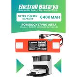 Electroll Roborock S7 Pro Ultra Uyumlu Batarya (Ultra Yüksek Kapasite) 6400MAH Robot Süpürge Pil Değişimi
