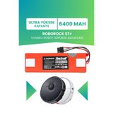 ELECTROLL Roborock S7+ Uyumlu Batarya (ULTRA YÜKSEK KAPASİTE) 6400mah Kutulu Robot Süpürge Pil Değişimi