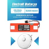 Electroll Roborock S8 Plus Uyumlu Batarya (Orijinal Kapasite) 5200mah Pil Robot Süpürge Batarya Değişimi - 1 Adet