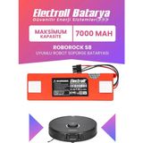 Electroll Roborock S8 Uyumlu 7000 mAh Batarya (Maksimum Kapasite) Robot Süpürge Batarya Değişimi - 1 Adet
