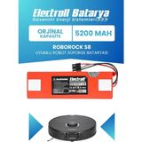 Electroll Roborock S8 Uyumlu Batarya (Orijinal Kapasite) 5200MAH Kutulu Robot Süpürge Pil Değişimi