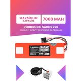 Electroll Roborock Saros Z70 Uyumlu Batarya (Maksimum Kapasite) 7000MAH Kutulu Robot Süpürge Pil Değişimi