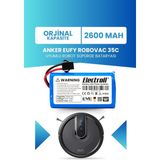 Electroll Robovac 35c Uyumlu Batarya (Orijinal Kapasite) 2600mah Pil Robot Süpürge Batarya Değişimi