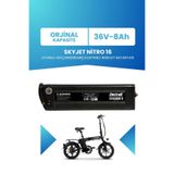 ELECTROLL SKYJET Nitro 16 Uyumlu 36V 8Ah Güçlendirilmiş Elektrikli Bisiklet Bataryası