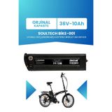 ELECTROLL Soultech Bike-001 Uyumlu 36V 10Ah Güçlendirilmiş Elektrikli Bisiklet Bataryası
