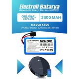 Electroll Tesvor X500 Uyumlu Batarya (Orijinal Kapasite) 2600mah Pil Robot Süpürge Batarya Değişimi