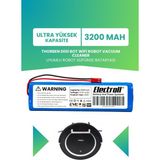 Electroll Thorben Digi Bot Wifi Robot Vacuum Cleaner Uyumlu Batarya (Ultra Yüksek Kapasite) 3200MAH Robot Süpürge Bataryası Değişimi