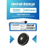 Electroll Uoni V980 Plus Uyumlu Batarya (Orijinal Kapasite) 5200mah Pil Robot Süpürge Batarya Değişimi