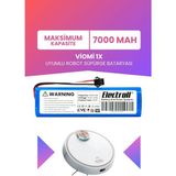 Electroll Viomi 1x Uyumlu Batarya (Maksimum Kapasite) 7000MAH Pil Robot Süpürge Bataryası Değişimi