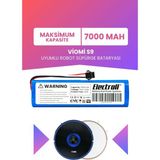 Electroll Viomi S9 Uyumlu Batarya (Maksimum Kapasite) 7000MAH Pil Robot Süpürge Bataryası Değişimi
