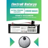 Electroll Viomi V-RVCLMB21B Uyumlu Batarya (ULTRA YÜKSEK KAPASİTE) 3500MAH Pil Robot Süpürge Batarya Değişimi - 1 Adet
