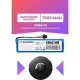 Electroll Viomi V5 Uyumlu Batarya (Maksimum Kapasite) 7000MAH Pil Robot Süpürge Bataryası Değişimi (Vrclm27t)