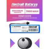Electroll Viomi VXVC12 Uyumlu Batarya (Maksimum Kapasite) 7000MAH Pil Robot Süpürge Bataryası Değişimi