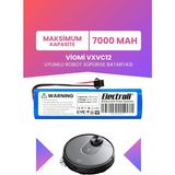 Electroll Viomi VXVC12 Uyumlu Batarya (Maksimum Kapasite) 7000MAH Pil Robot Süpürge Bataryası Değişimi