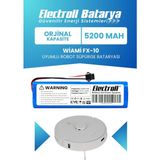 Electroll Wiami Fx-10 Uyumlu Batarya (Orijinal Kapasite) 5200MAH Pil Robot Süpürge Bataryası Değişimi