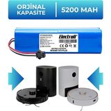 Electroll Wiami Fx-11 Plus Uyumlu Batarya (ORJİNAL KAPASİTE) 5200mah Pil Robot Süpürge Batarya Değişimi