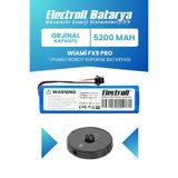ELECTROLL Wiami Fx9 Pro Uyumlu Batarya (Orijinal Kapasite) 5200mah Pil Robot Süpürge Bataryası Değişimi
