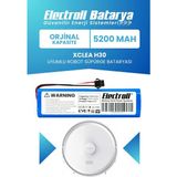 Electroll Xclea H30 Uyumlu Batarya (Orijinal Kapasite) 5200mah Pil Robot Süpürge Batarya Değişimi