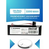Electroll Xiaomi Mi Robot Vacuum Mop P Uyumlu Batarya (Orjinal Kapasite) 3200MAH Kutulu Model: STYTJ02YM