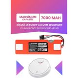 Electroll Xiaomi Mi Robot Vacuum SDJQR02RR Uyumlu Batarya (MAKSİMUM KAPASİTE) 7000MAH Robot Süpürge Pili - 1 Adet