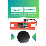 Electroll Xiaomi Mi Robot Vacuum SDJQR02RR Uyumlu Batarya (Ultra Yüksek Kapasite) 6400MAH Robot Süpürge Pili