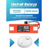 Electroll Xiaomi Sdjqr01rr Uyumlu Batarya (Orijinal Kapasite) 5200mah Pil Robot Süpürge Batarya Değişimi