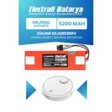 ELECTROLL Xiaomi Sdjqr02rr Uyumlu Batarya (Orijinal Kapasite) 5200mah Kutulu Robot Süpürge Pil Değişimi