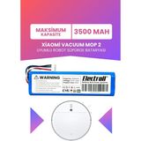 Electroll Xiaomi Vacuum Mop 2 Uyumlu Batarya (Maksimum Kapasite) 3500MAH Robot Süpürge Pil Değişimi STYTJ03ZHM