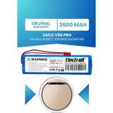 Electroll Zaco V5s Pro Uyumlu Batarya (ORJİNAL KAPASİTE) 2600mah Pil Robot Süpürge Batarya Değişimi