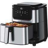 Electrolux 6 Programlı Dokunmatik LCD Airfryer, 3.5l Kapasiteli Sağlıklı Pişirme - Açık Bej