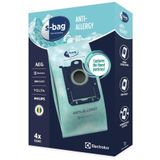 Electrolux E206S s-Bag Anti-Allergy 3 Katmanlı Elektrikli Süpürge Toz Torbası, 3.5 L Kapasiteli (4 Adet Torba)