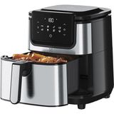 Electrolux E6AF1-4ST Yağsız Fritöz 1500 W LED Ekranlı Çıkarılabilir Hazne ile Gri Renk