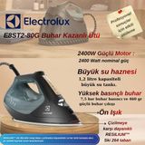 Electrolux E8ST2-80G Buhar Kazanlı Ütü - Siyah