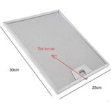 Electrolux EFC90904X Için Davlumbaz Aspiratör 250X300 Alüminyum Yağ Süzgeç Tel Kaset Filtre