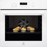 Electrolux EOD6F77WV 600 Serisi Steambake Buhar Ilaveli Katalitik ve Aquaclean Temizlemeli 72 Lt A+ Wi-Fi Beyaz Cam Ankastre Fırın