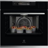 Electrolux KOAAS31CX Cookview Nem Sensörlü 70 lt Buharlı Ankastre Fırın 0.88 kWh Enerji Tüketimi ile Akıllı Pişirme - Siyah