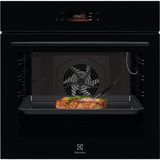 Electrolux KOD8C39Z 500 Serisi Steambake Buhar Destekli Katalitik / Aquaclean Temizleme Sistemli Wi-Fi 72 Lt Siyah Ankastre Fırın