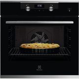 Electrolux KODEF70X Steambake Buhar Ilaveli Katalitik Temizleme Sistemli 72 Lt Xxl Dekorlu Siyah Cam Ankastre Fırın