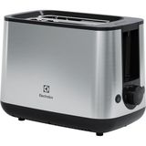 Electrolux Paslanmaz Çelik Ekmek Kızartma Makinesi, 800 W, 7 Kademeli Isı Ayarı - Altın - Gri