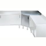 Electrolux Professional Dolaplı Çalışma Tezgahı, Sırtlı, Köşe Tip, 1 Ara Raflı, 1 Çarpar Kapılı MTNASPN