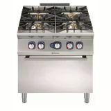 Electrolux Professional E9gcgh4cg0 4 Açık Ateşli Gazlı Kuzine + Fırın-800Mm ,391005
