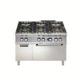 Electrolux Professional E9gcgl6c1m 6 Ocak(10Kw) G.kuzine+Fırın+Dolap-1200Mm ,391014
