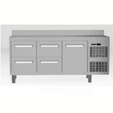 Electrolux Professional Eblf3br Tezgah Tipi Derin Dondurucu, 1 Kapılı Ve 4X½ Çekmeceli, -22°C/-15°C, Aısı 304, Sırtlı Ve Soğutma Ünitesi Sağda ,714961
