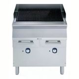 Electrolux Professional Elektrikli Barbekü-Grill, Çift Taraflı Döküm Izgaralı (Et İçin Yivli, Balık-Sebze İçin Düz), Alt Standlı - 800 Mm