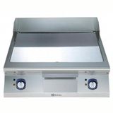 Electrolux Professional Elektrikli Set Üstü Izgara, Düz Krom Pleytli, Eğimli Tablalı, Termostatik Kontrol, Demonte Sırtlık Ve Spatula - 800 Mm E9FTEHCS00