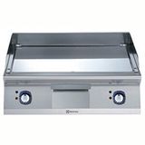 Electrolux Professional Endüstriyel Elektrikli Set Üstü Izgara, Düz Krom Pleytli, Eğimli Tablalı, Termostatik Kontrol, Demonte Sırtlık Ve Spatula, Derinlik 730 Mm - 800 Mm E7FTEHCSI0