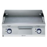 Electrolux Professional Endüstriyel Elektrikli Setüstü Izgara, Düz Fırçalanmış Krom Pleytli Pişirme Yüzeyi, İtam Modül, Eğimli, Termostatik Kontrol, Spatula - 800 Mm E7IIKDAOMEA
