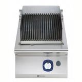 Electrolux Professional Endüstriyel Gazlı Set Üstü Lavataşlı Barbekü, Paslanmaz Brulörlü, Çift Taraflı Döküm Izgaralı, Derinlik 730 Mm - 400 Mm E7GRGDLC00