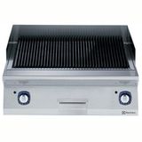 Electrolux Professional Endüstriyel Gazlı Set Üstü Lavataşlı Barbekü, Paslanmaz Brulörlü, Çift Taraflı Döküm Izgaralı, Derinlik 730 Mm - 800 Mm E7GRGHLC00