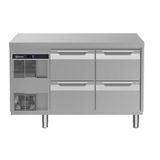 Electrolux Professional Endüstriyel Tezgah Tipi Derin Dondurucu, 4x½ Çekmeceli, -22°c/-15°c, Aısı 304 (r290) EK2ABBB